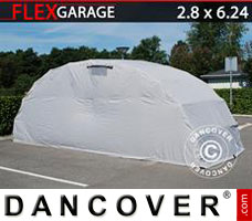 Portable garage Folding garage (Car), 2.8x6.24x2.3 m, Grey