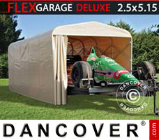 Portable garage Folding tunnel garage (Car), ECO, 2.5x5.15x2.15 m, Beige