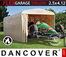 Portable garage Folding tunnel garage (Car), 2.5x4.12x2.15 m, Beige