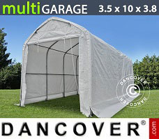 Portable garage multiGarage 3.5x10x3x3.8 m, White