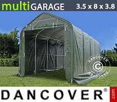 Portable garage multiGarage 3.5x8x3x3.8 m, Green