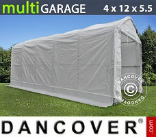 Portable garage multiGarage 4x12x4.5x5.5 m, White