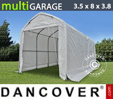 Portable garage multiGarage 3.5x8x3x3.8 m, White