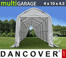 Portable garage multiGarage 4x10x3.5x4.5 m, White